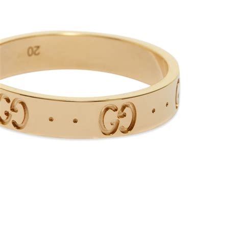 gucci icon thin ring